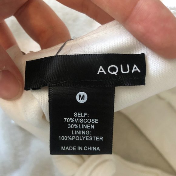 Linen Crop Top with Back Tie Closure - Picture 8 of 8